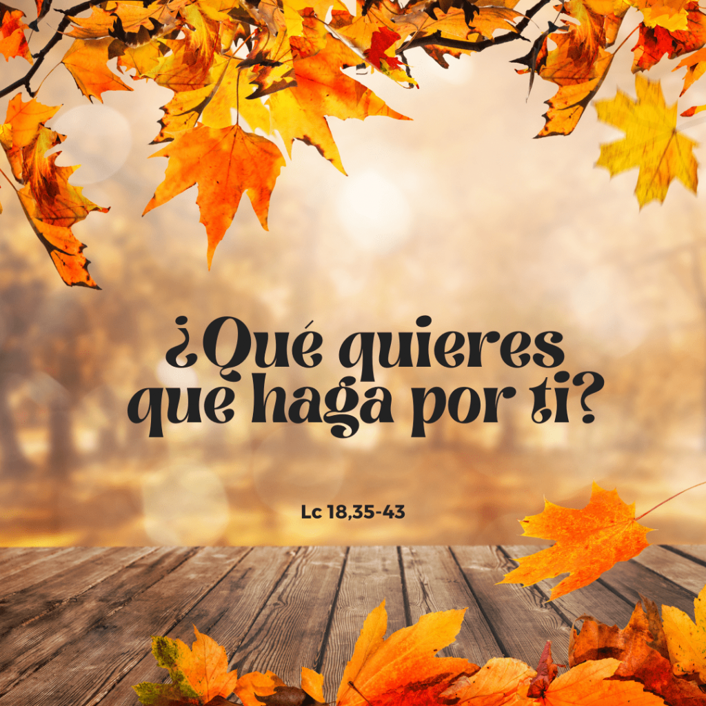 Que quieres que haga por ti